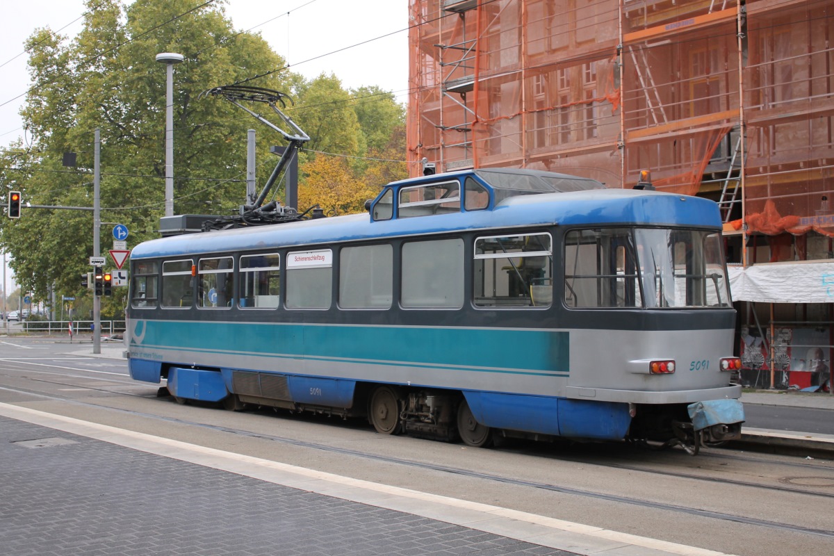 Лейпциг, Tatra T4D-S / P № 5091