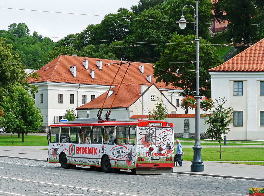 Vilnius, Škoda 14Tr13/6 Nr. 1591