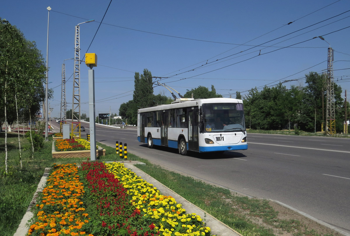 Тараз, ТП KAZ 398 № 1071; Тараз — 10.06.2014 — Последний выход таразского троллейбуса: спецпоездка на ТП KAZ 398