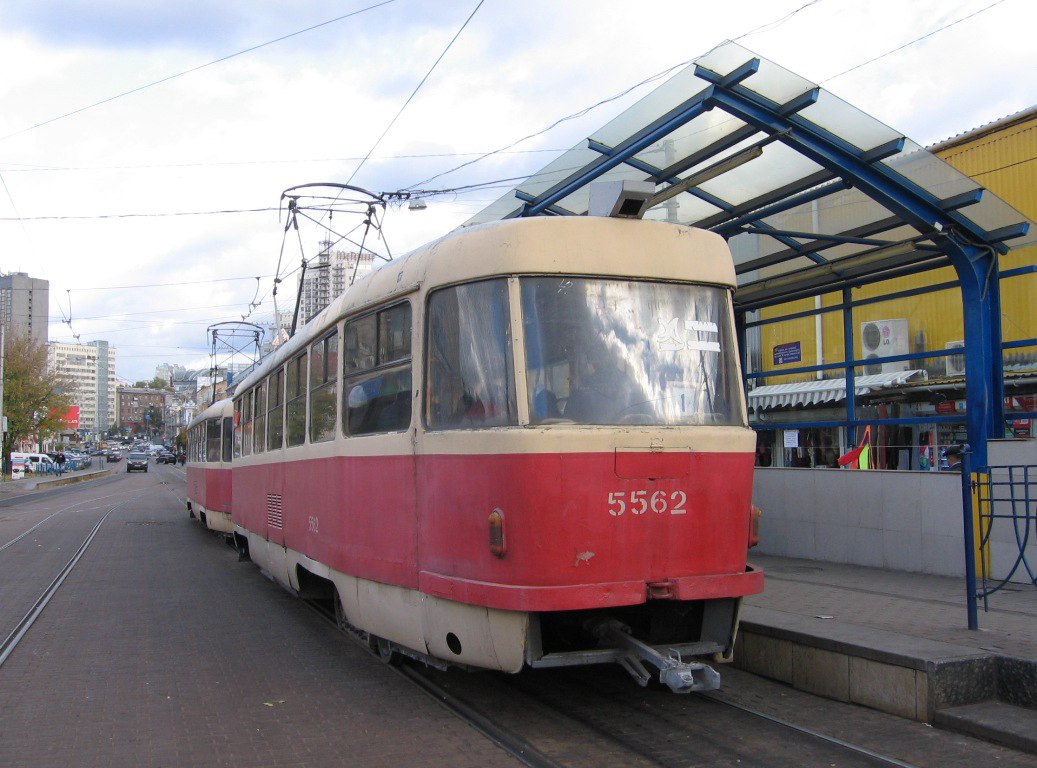 Киев, Tatra T3SU № 5562