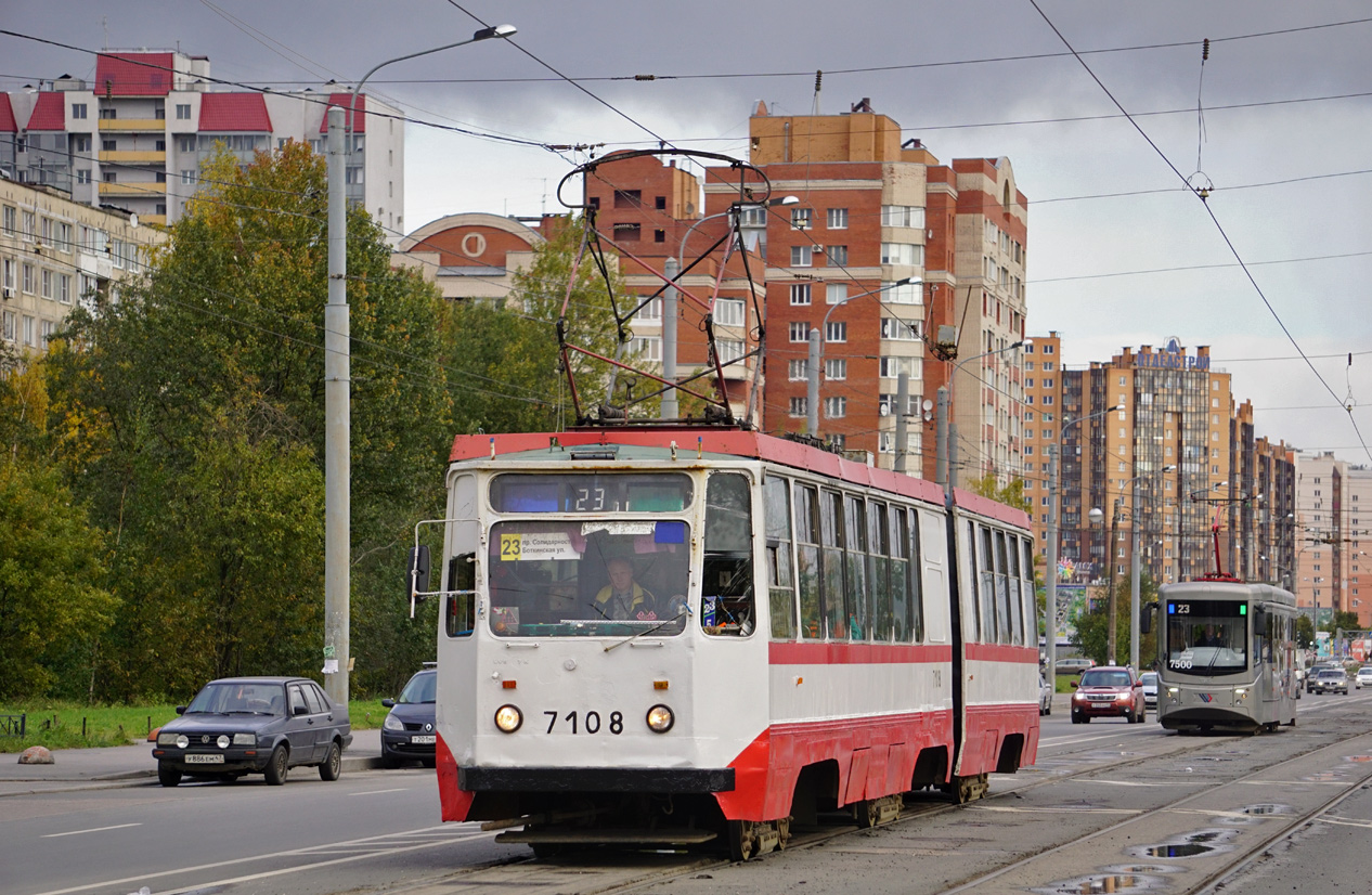 სანქტ-პეტერბურგი, 71-147K (LVS-97K) № 7108 სანქტ-პეტერბურგი, 71-147K (LVS-97K) № 7108