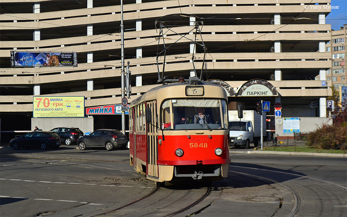 Киев, Tatra T3SU № 5848