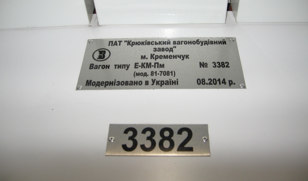 Kyjev, E-KM-Pm (81-7081) č. 3382