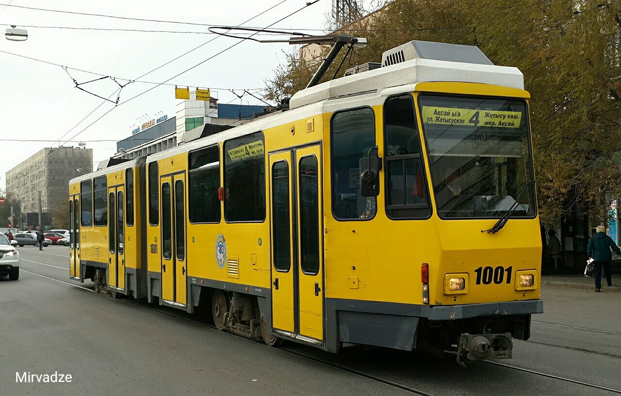 Алматы, Tatra KT4DtM № 1001