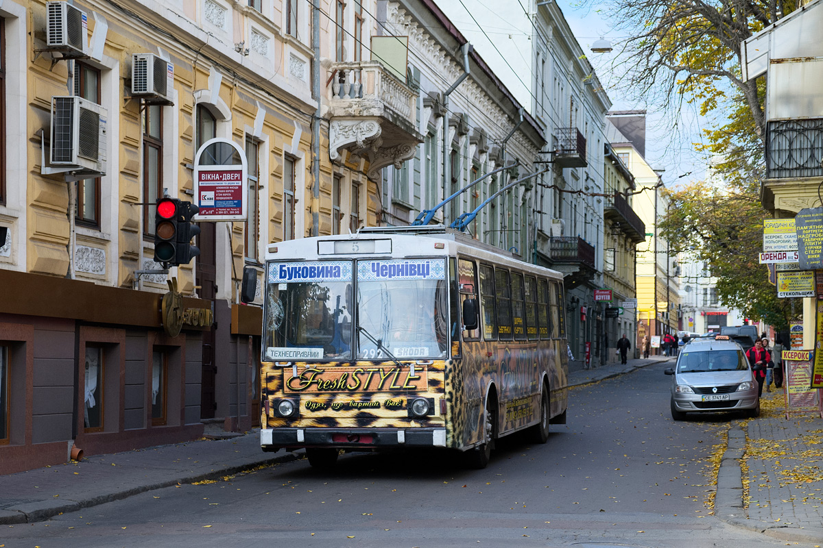 Черновцы, Škoda 14Tr89/6 № 292