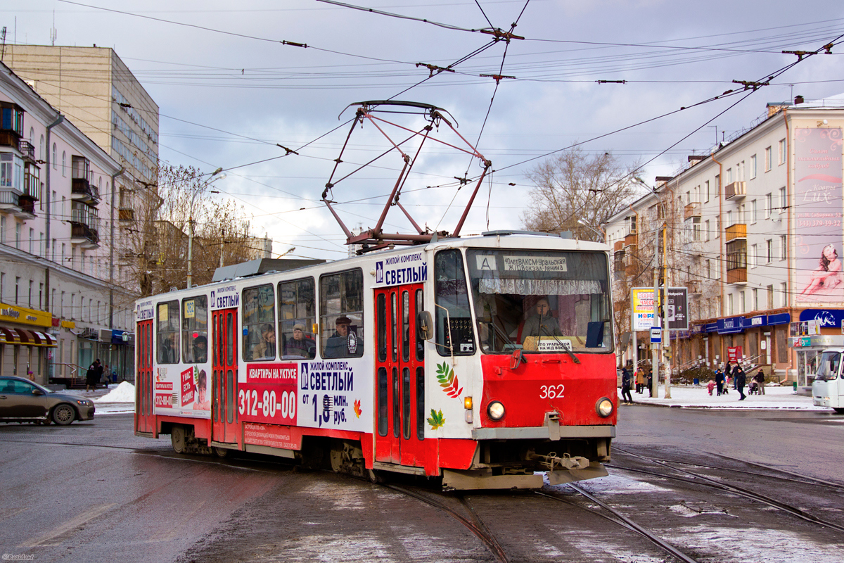 Екатеринбург, Tatra T6B5SU № 362