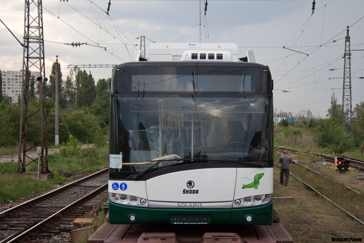 Стара-Загора, Škoda 26Tr Solaris III № 1033; Стара-Загора — Доставка на новите тролейбуси Škoda 26Tr Solaris • Прибытие новых троллейбусов Škoda 26Tr Solaris — 07 — 11.2014