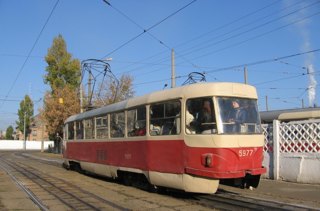 Киев, Tatra T3P № 5977