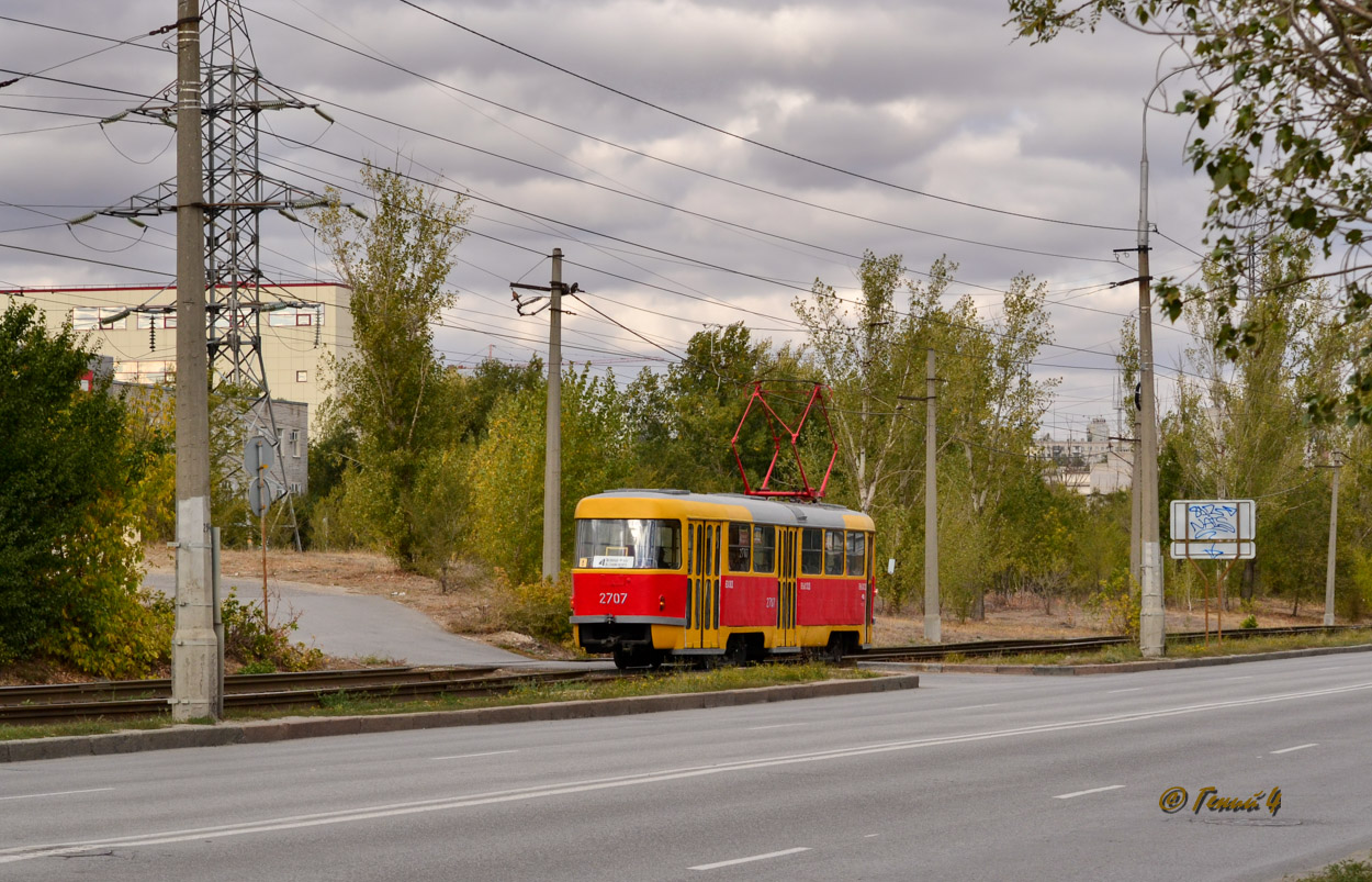Волгоград, Tatra T3SU № 2707
