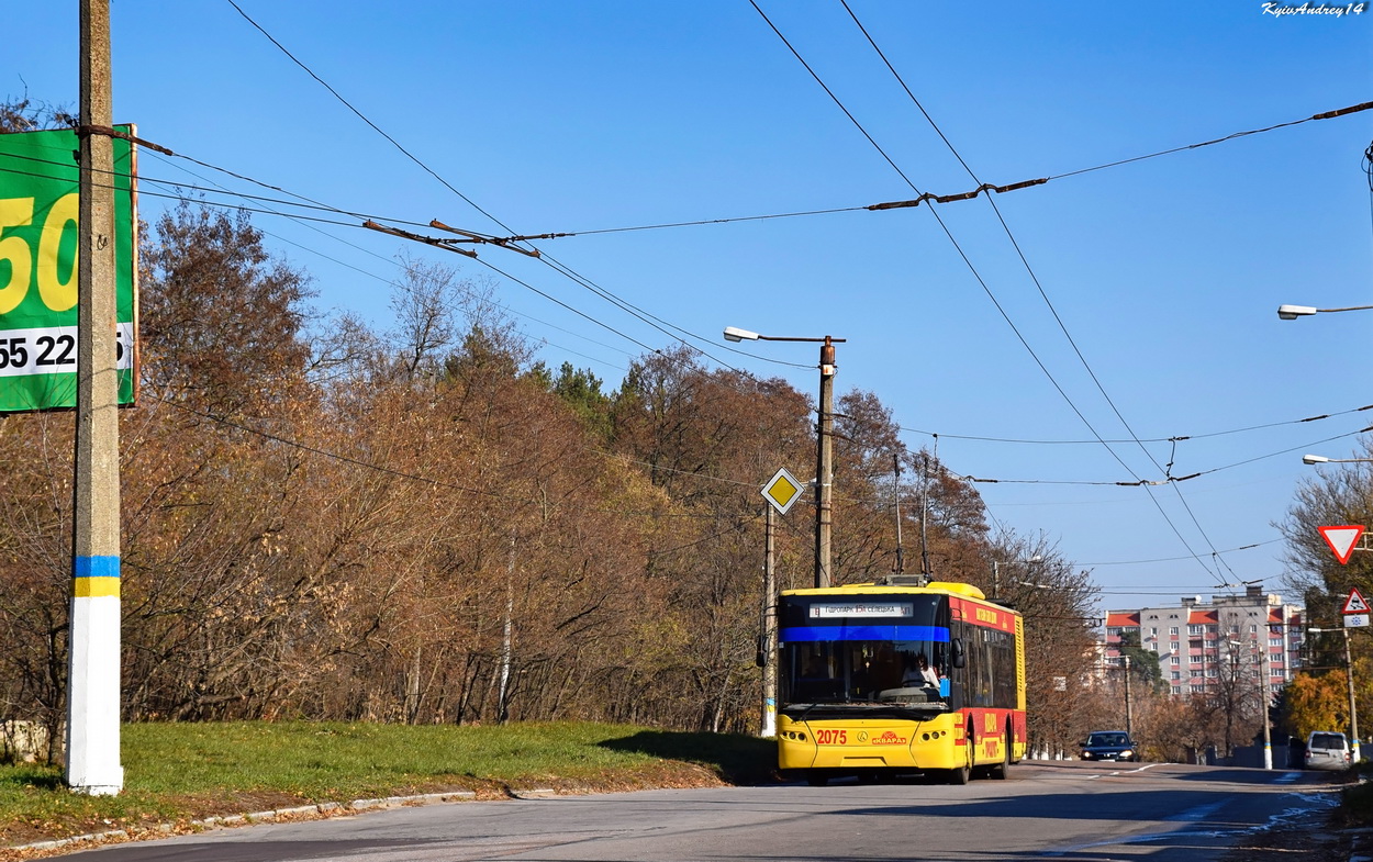 Житомир, ЛАЗ E183D1 № 2075