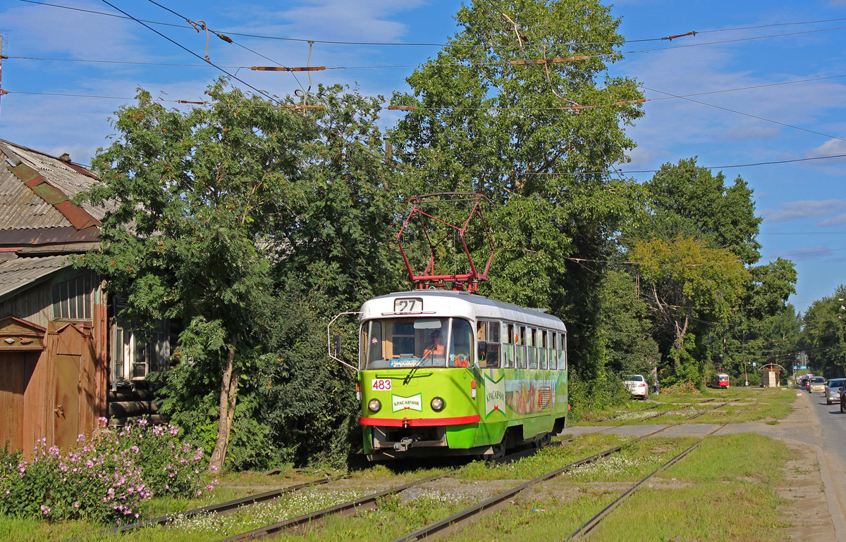 叶卡捷琳堡, Tatra T3SU (2-door) # 483