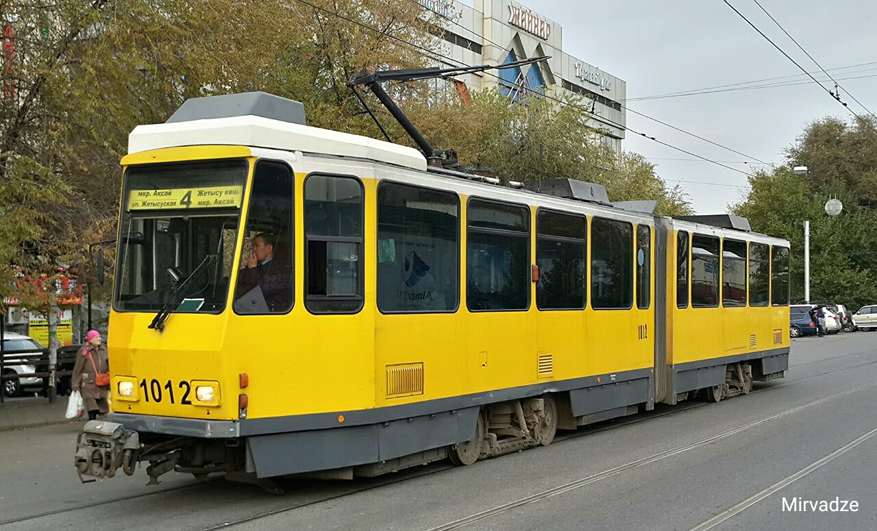 Алматы, Tatra KT4DtM № 1012