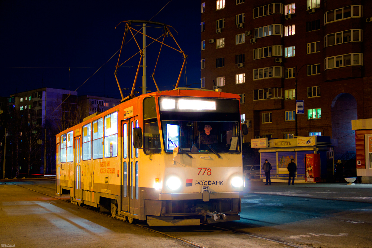 Екатеринбург, Tatra T6B5SU № 778