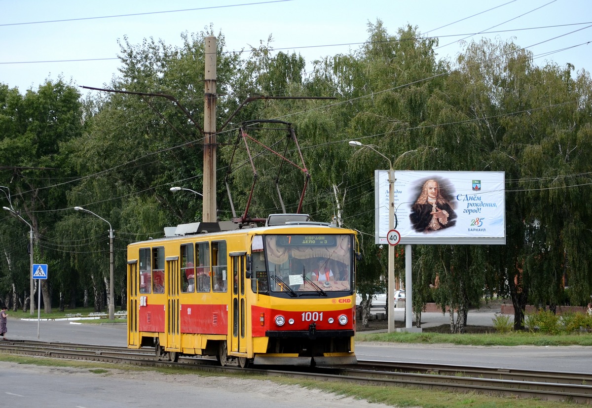 Барнаул, Tatra T6B5SU № 1001