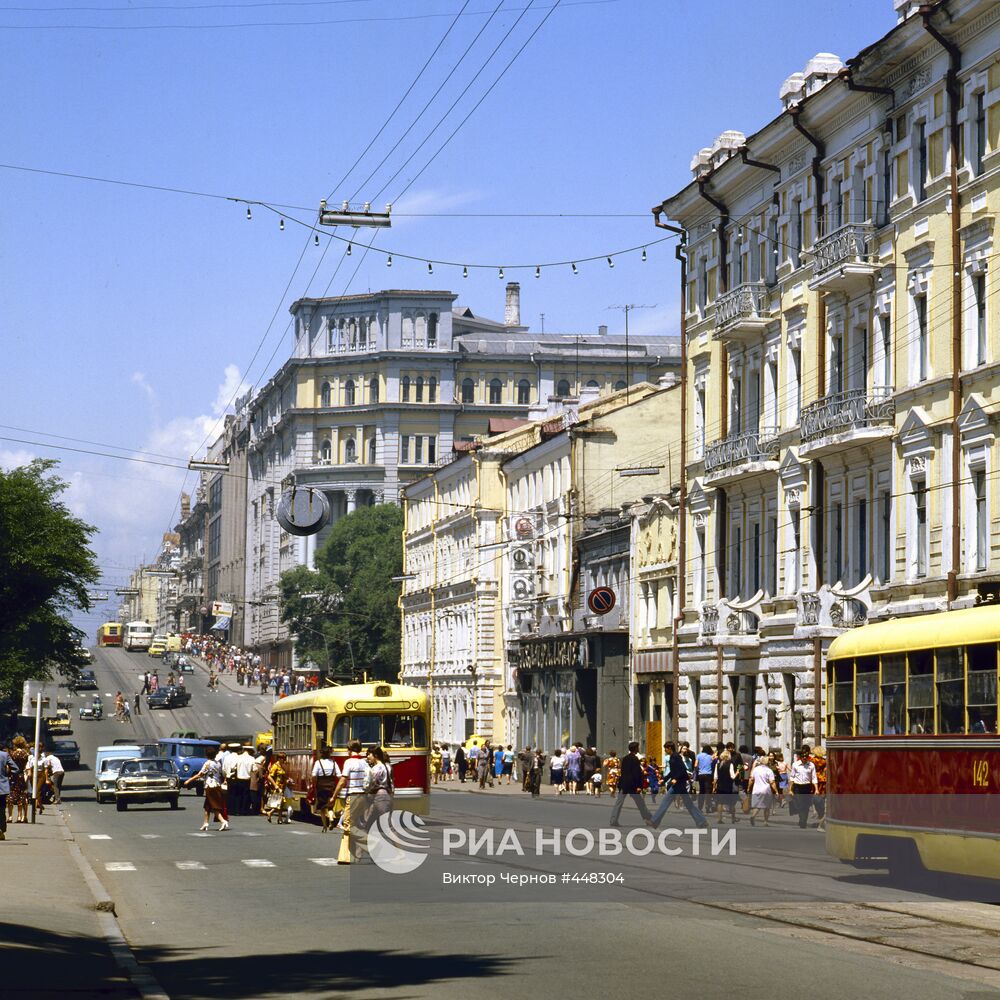 Владивосток, РВЗ-6М2 № 142; Владивосток — Исторические фотографии — трамвай (1971-1990)