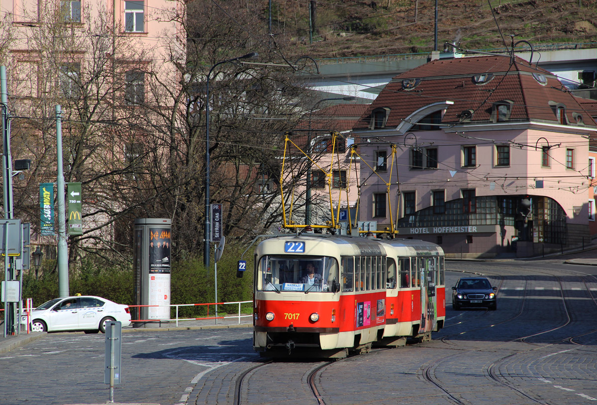 Прага, Tatra T3SU № 7017