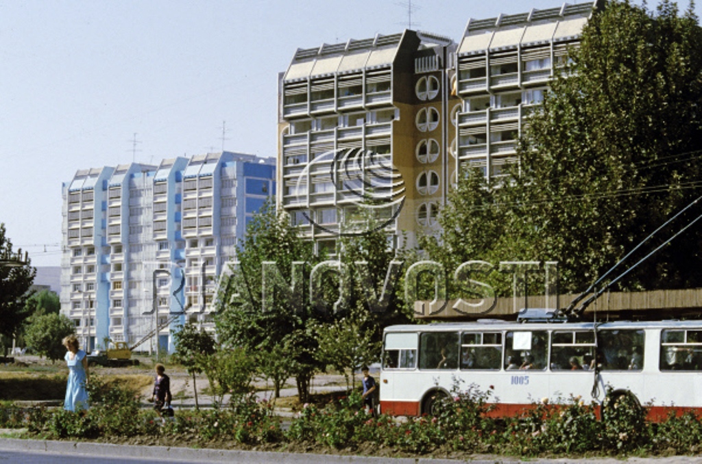 Душанбе, ЗиУ-682В [В00] № 1005; Душанбе — Исторические фотографии — Душанбе