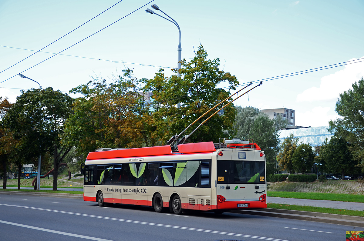 Вильнюс, Solaris Trollino II 15 AC № 1709
