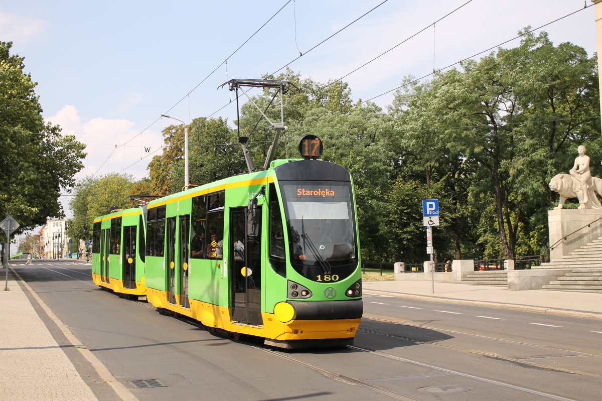 Познань, Konstal 105N-Alfa HF07 № 180