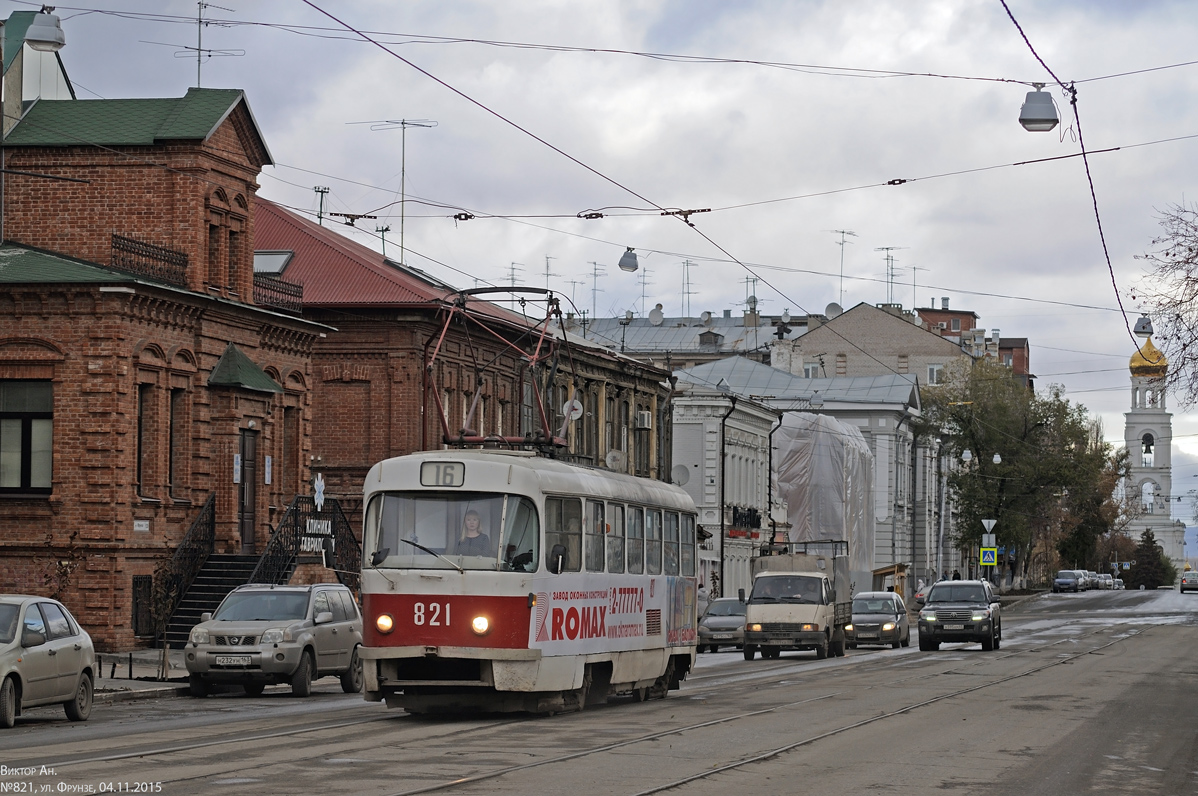 Самара, Tatra T3SU № 821