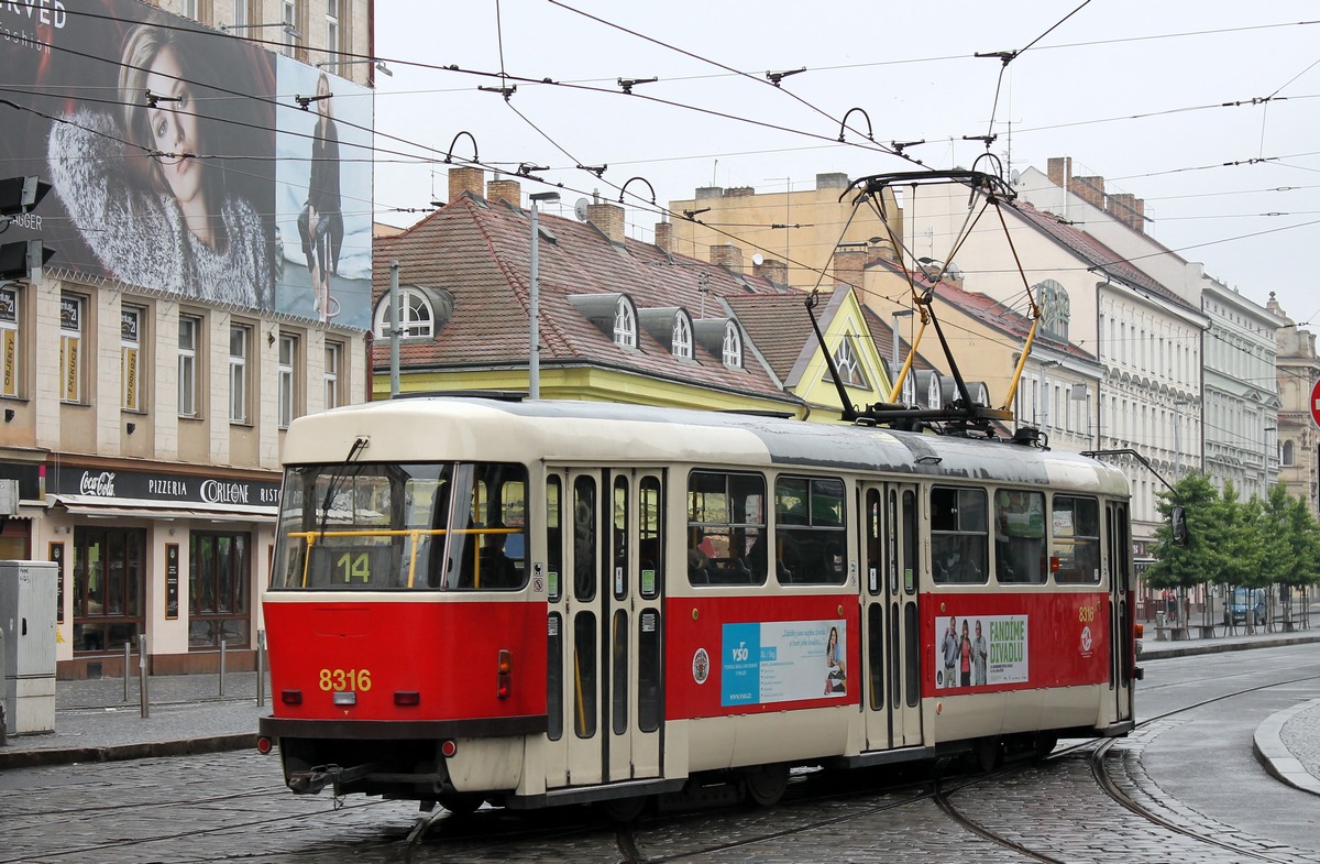 Prague, Tatra T3R.P # 8316 Prague, Tatra T3R.P # 8316