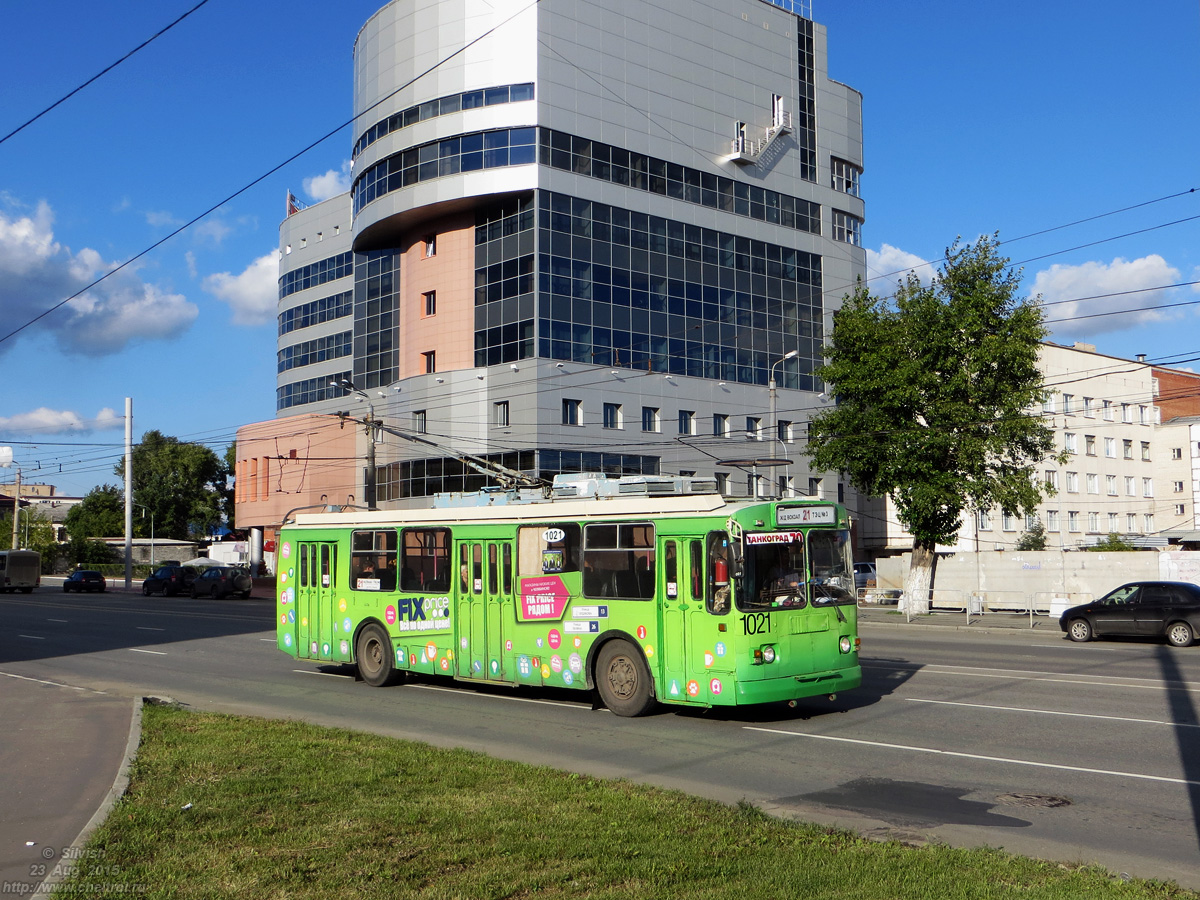 Челябинск, ЗиУ-682Г-016 (017) № 1021