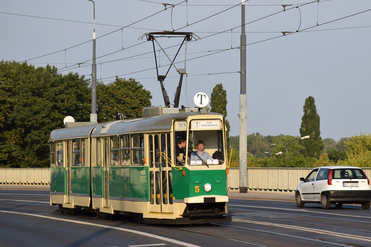 Варшава, Konstal 102N № 5