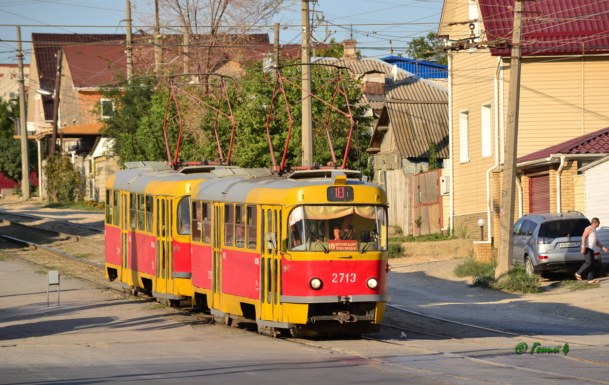Volgograd, Tatra T3SU # 2713