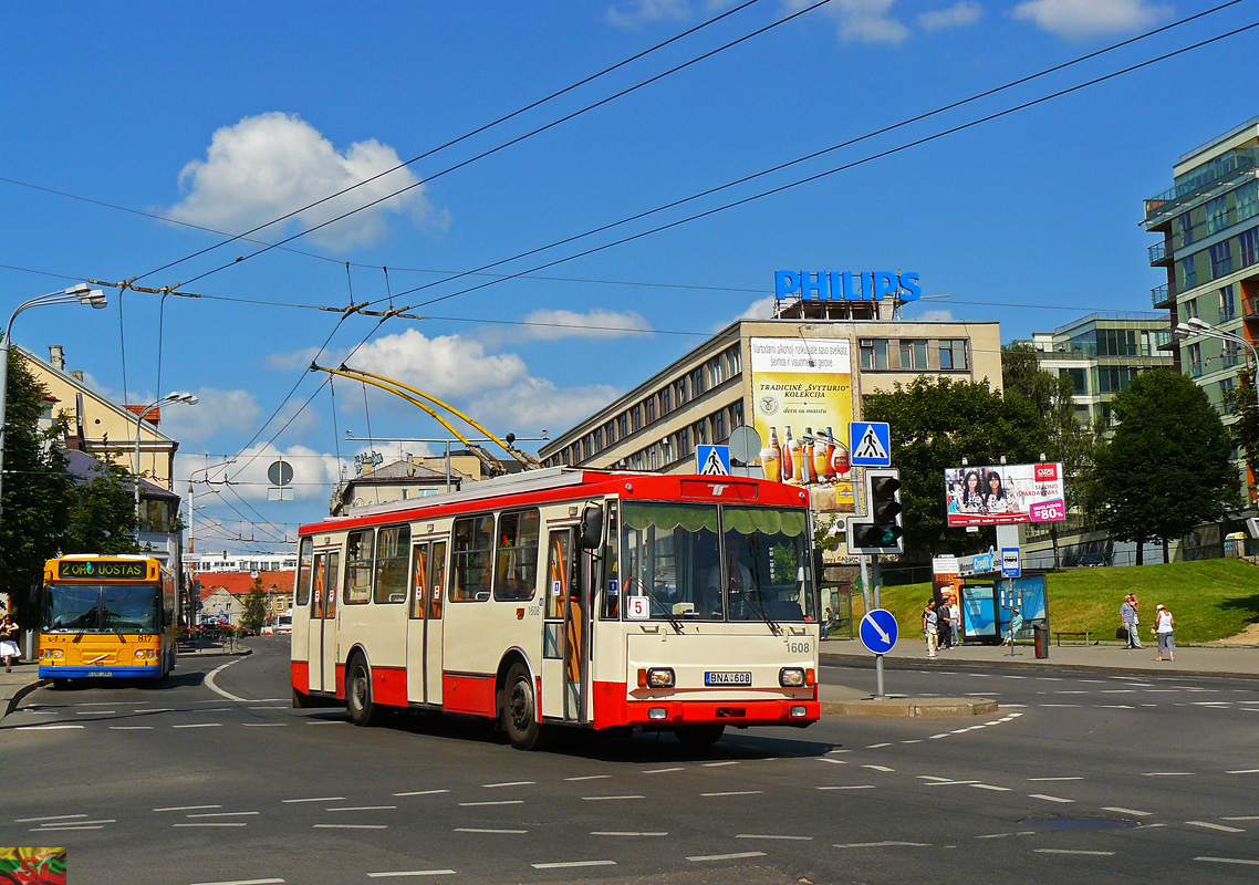 Вильнюс, Škoda 14Tr13/6 № 1608