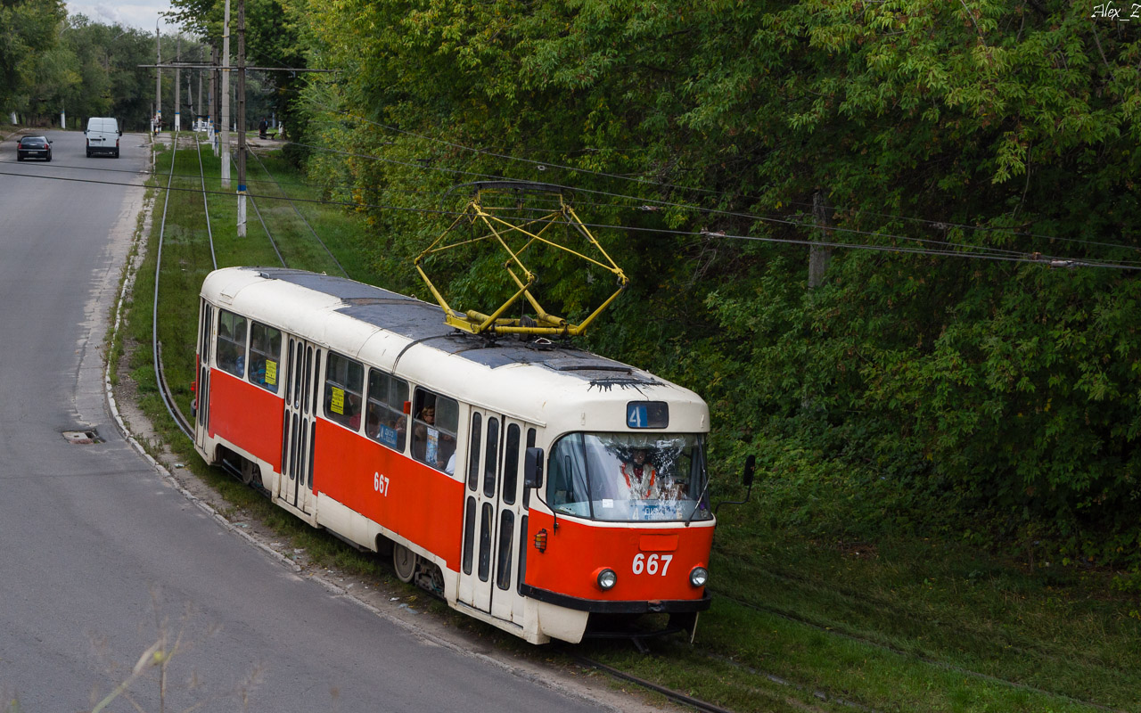 Каменское, Tatra T3SU № 667