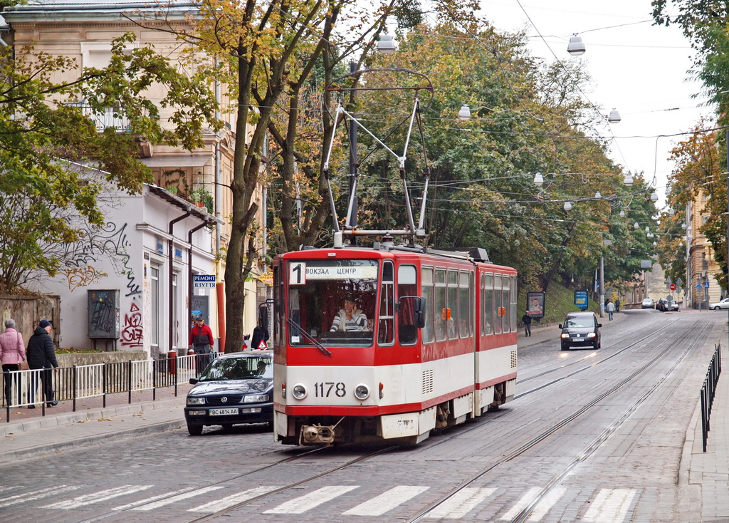 Львов, Tatra KT4D № 1178