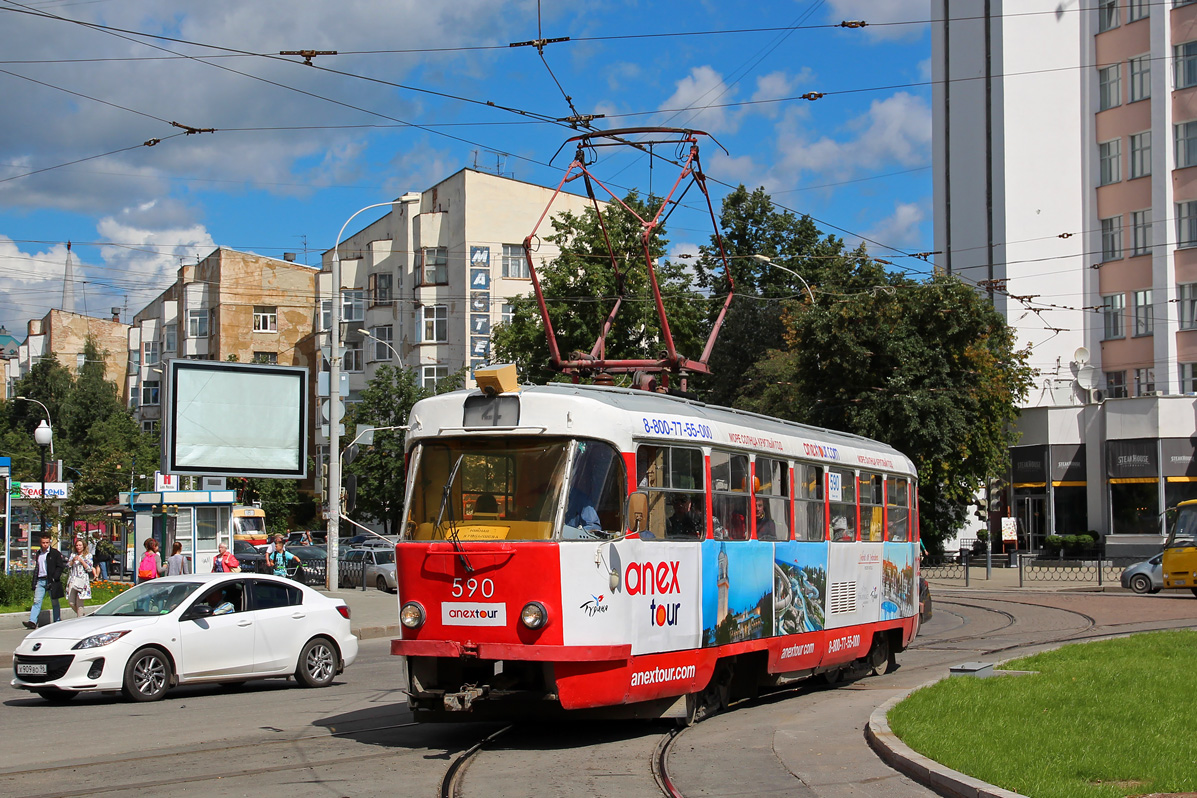 Екатеринбург, Tatra T3SU № 590