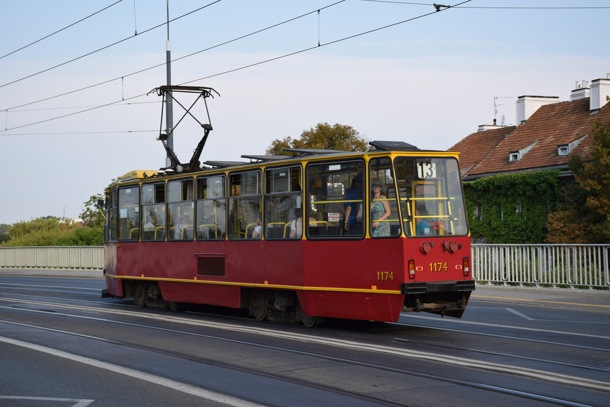 Варшава, Konstal 105Na № 1174