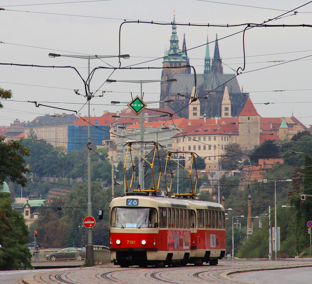 Прага, Tatra T3SUCS № 7191