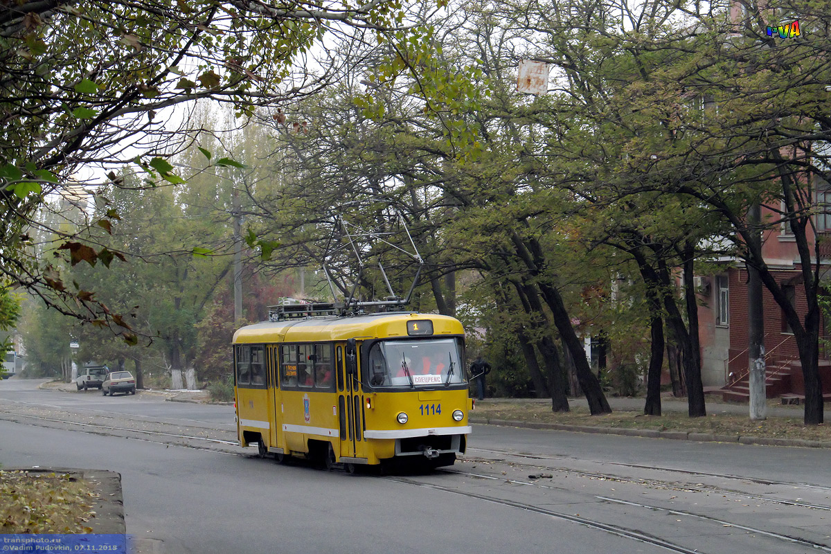 Николаев, Tatra T3A № 1114; Николаев — Покатушки к 100-летию николаевского трамвая Николаев, Tatra T3A № 1114; Николаев — Покатушки к 100-летию николаевского трамвая