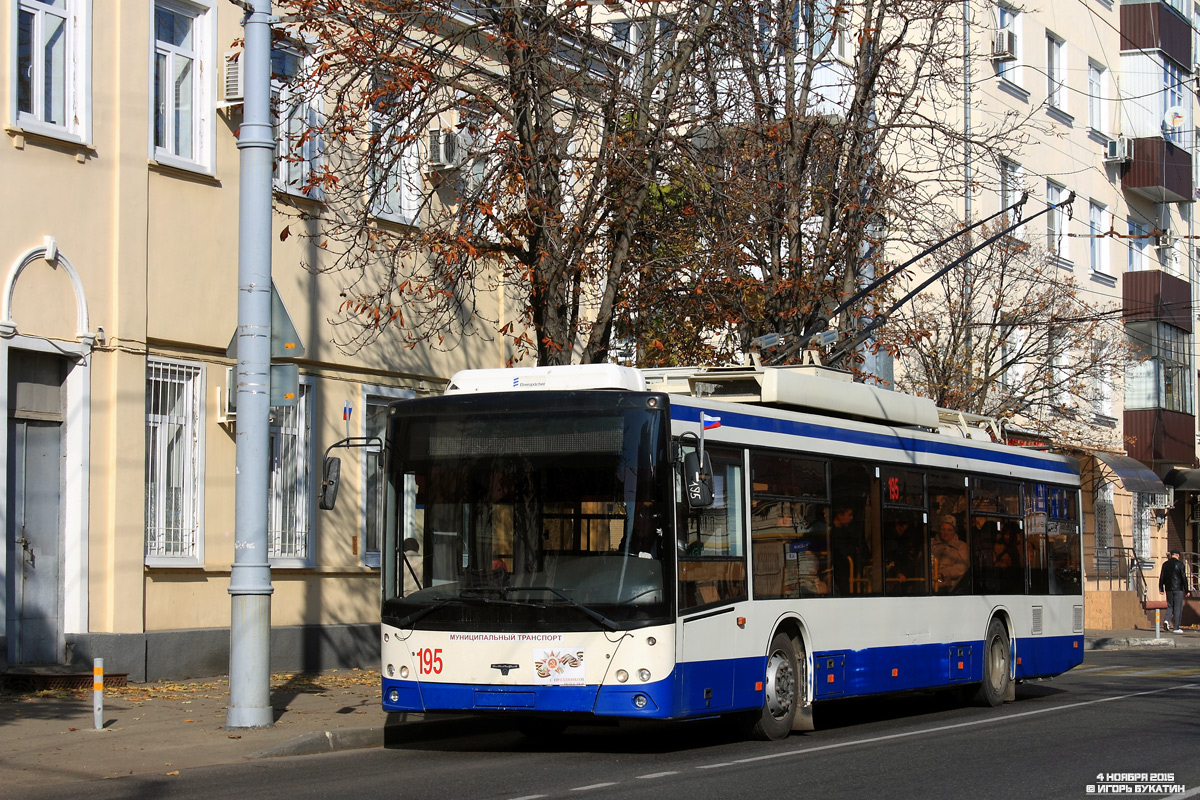 Краснодар, СВАРЗ-МАЗ-6275 № 195