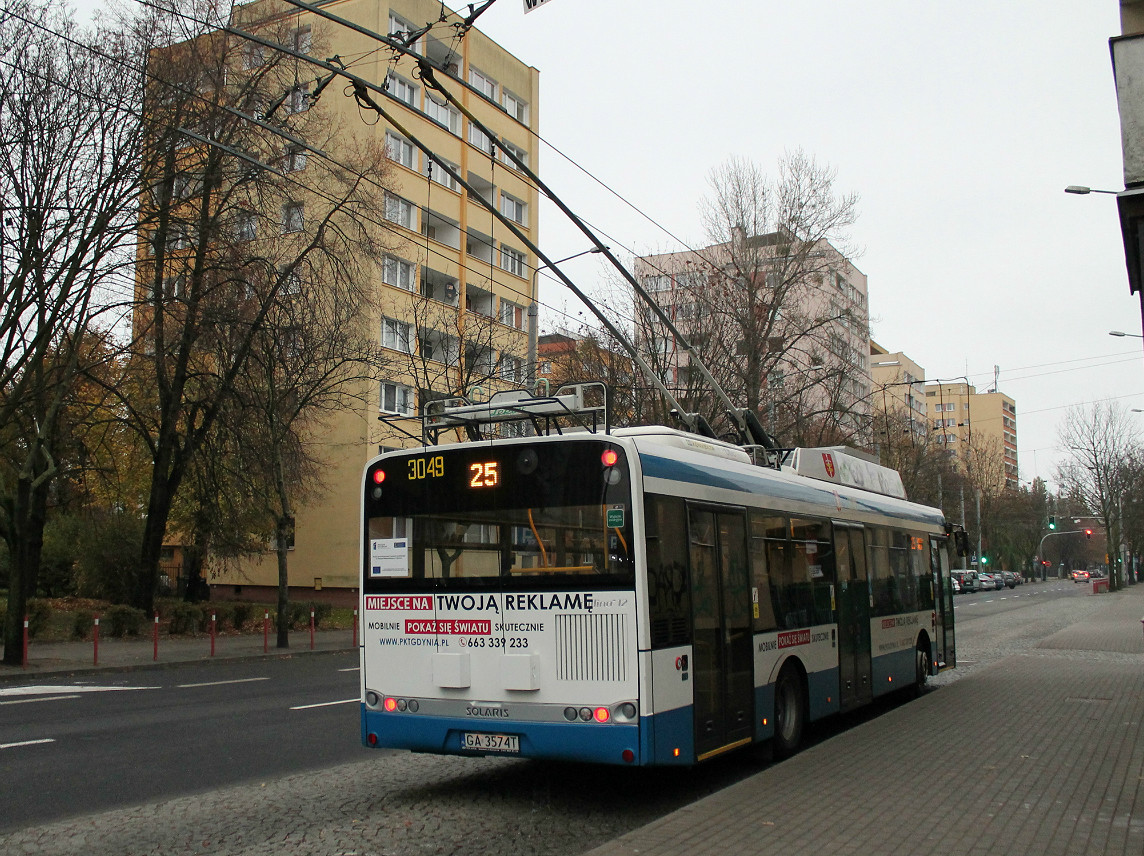Гдыня, Solaris Trollino III 12 M № 3049