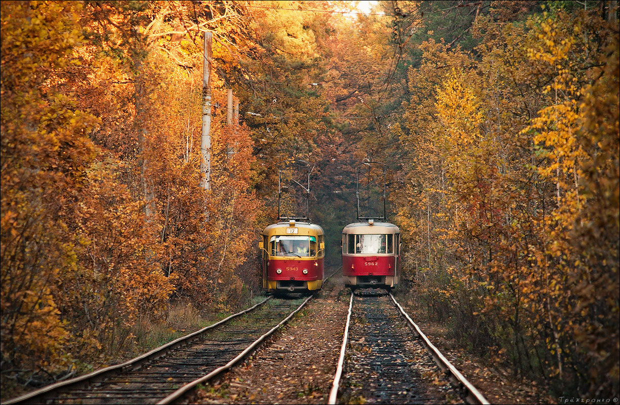 Kiev — Tramway lines: Podilske depot network — north