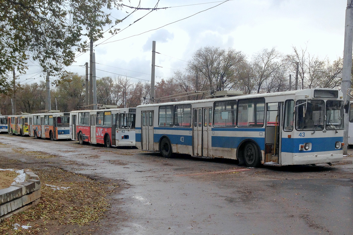 Samara, ZiU-682V-012 [V0A] Br. 43; Samara — Trolleybus depot # 2