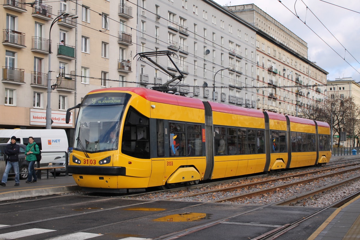 Варшава, PESA Tramicus 120N № 3103