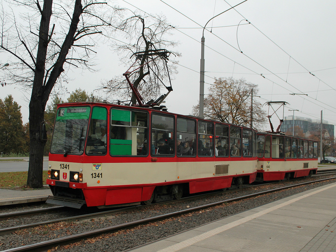 Гданьск, Konstal 105Na № 1341