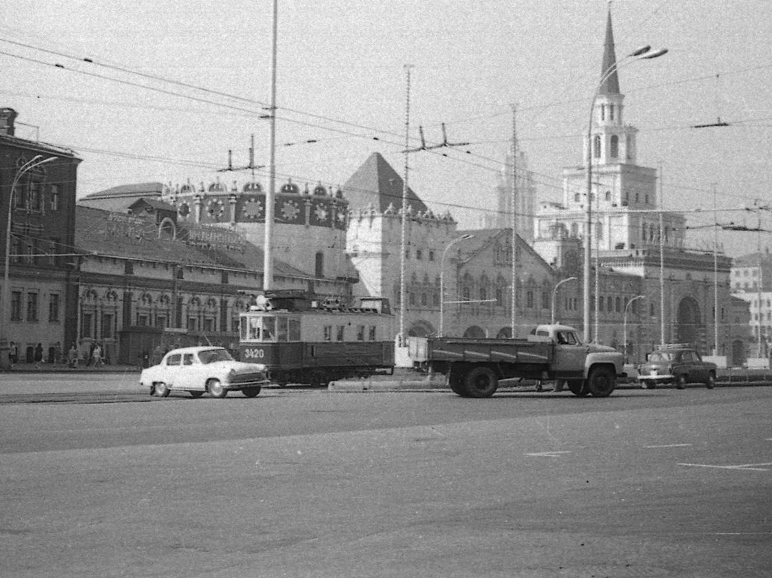 Москва, Ф* № 3420; Москва — Исторические фотографии — Трамвай и Троллейбус (1946-1991)