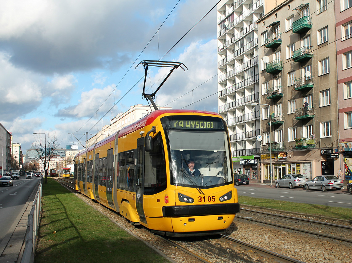 Варшава, PESA Tramicus 120N № 3105