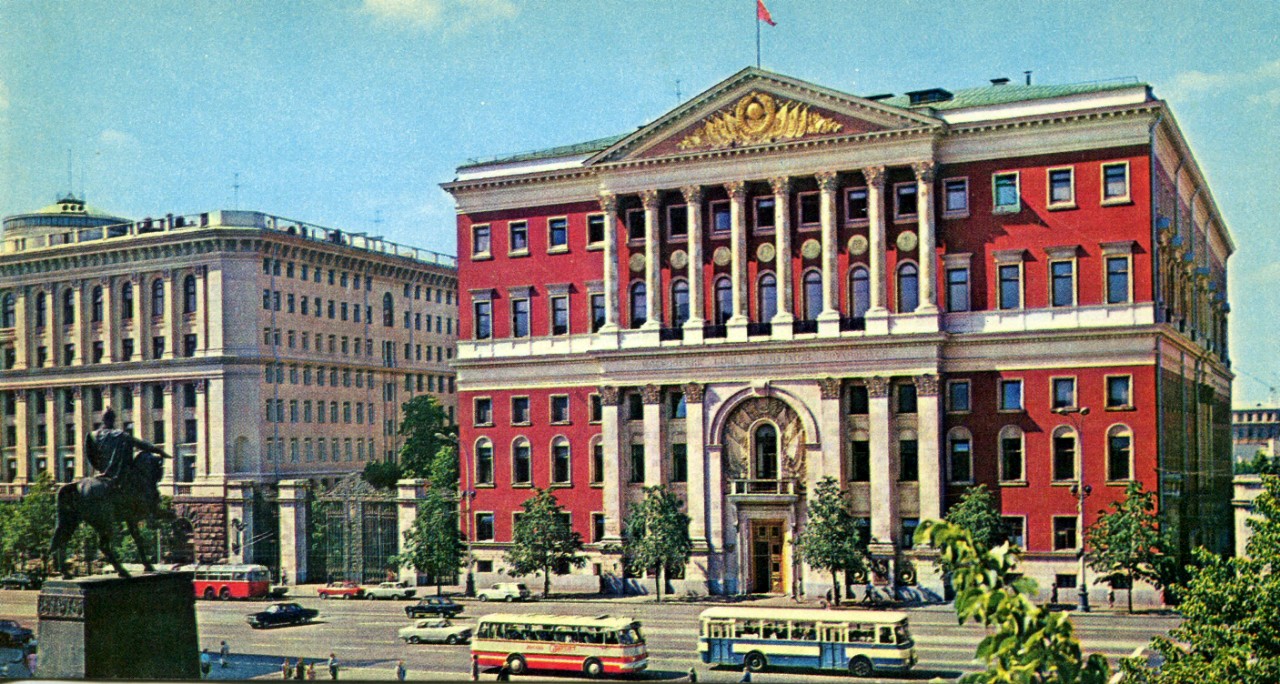 Moskau — Historical photos — Tramway and Trolleybus (1946-1991)