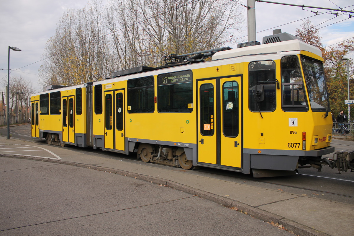 Берлин, Tatra KT4DM № 6077