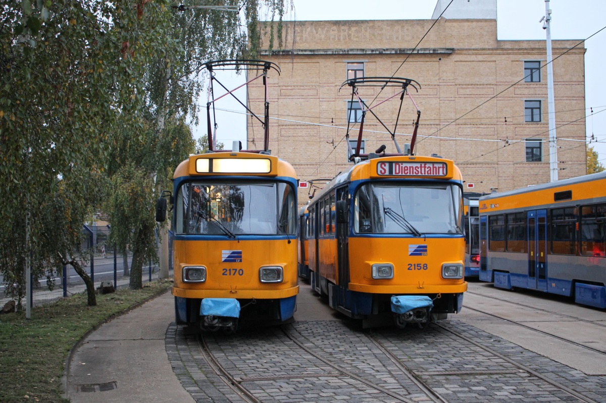 Лейпциг, Tatra T4D-M1 № 2170; Лейпциг, Tatra T4D-M1 № 2158