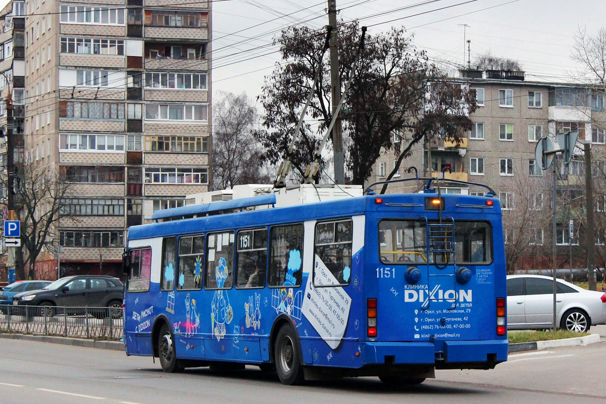 Орёл, ЗиУ-682Г-016.07 (Слобода) № 1151