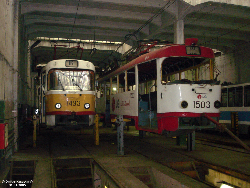 Москва, Tatra T3SU № 1493; Москва, Tatra T3SU № 1503