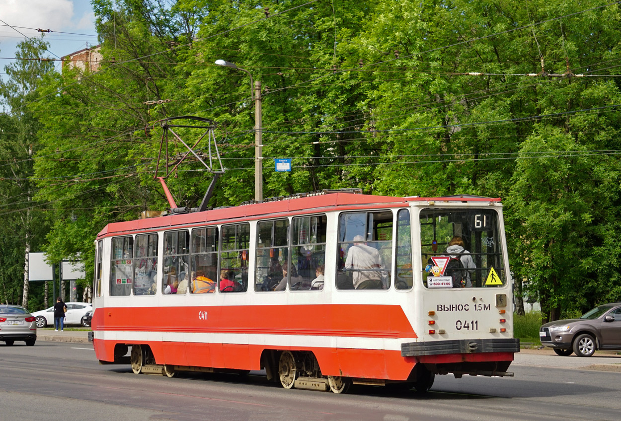 Санкт-Петербург, 71-134К (ЛМ-99К) № 0411 Санкт-Петербург, 71-134К (ЛМ-99К) № 0411
