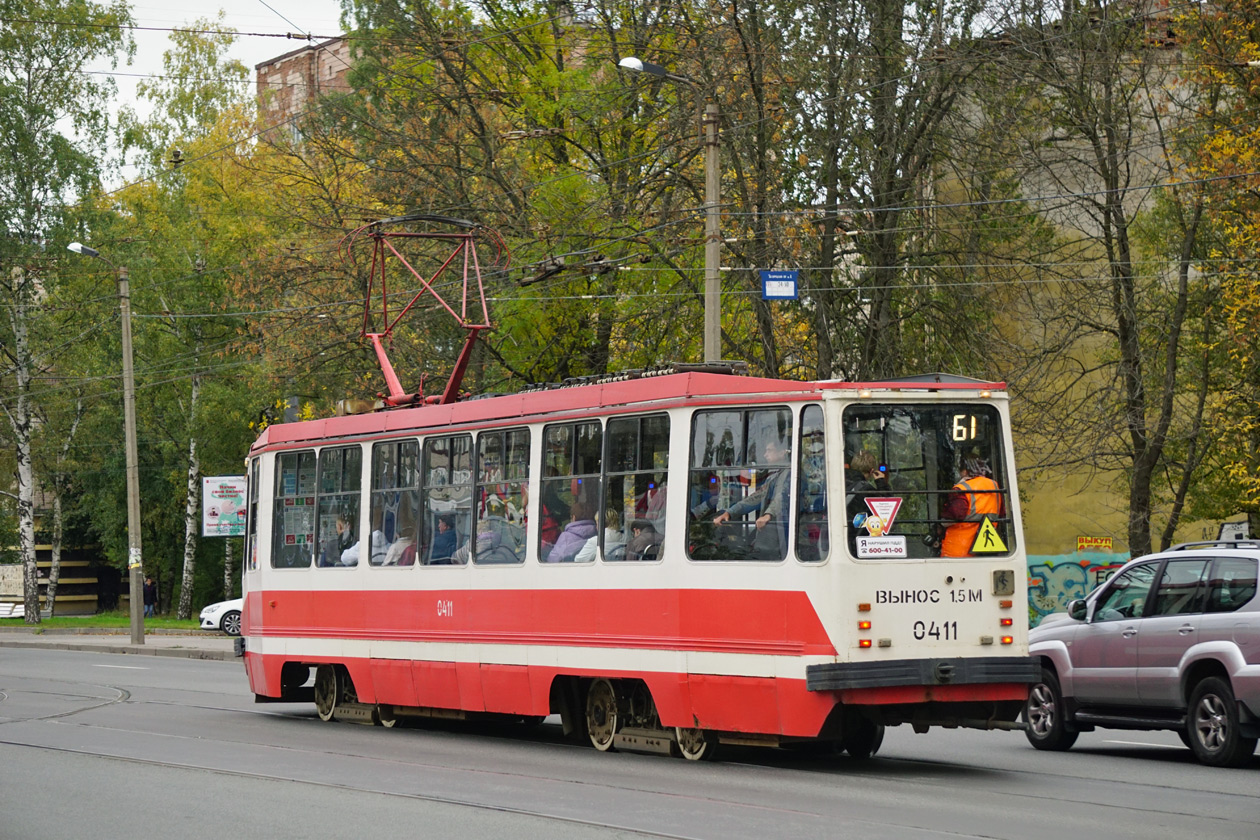 Санкт-Петербург, 71-134К (ЛМ-99К) № 0411 Санкт-Петербург, 71-134К (ЛМ-99К) № 0411